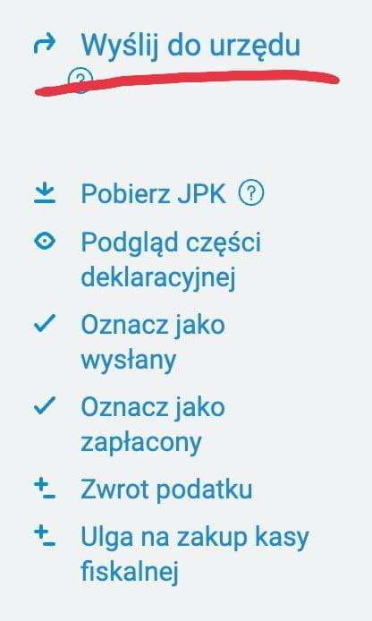 wyślij do urzędu